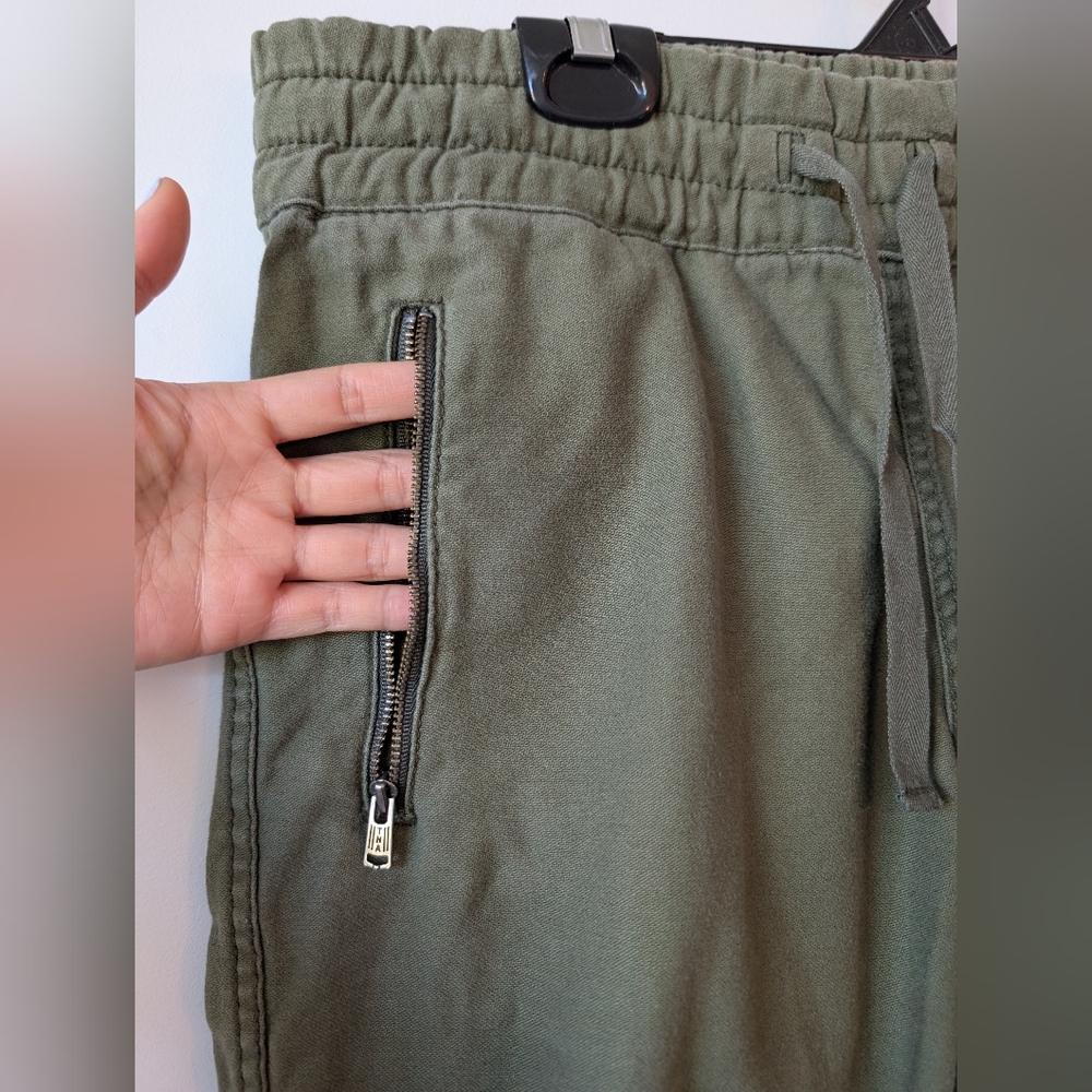 Aritzia TNA Green Cargo Joggers 100% Cotton Sz 2 - Picture 5 of 9